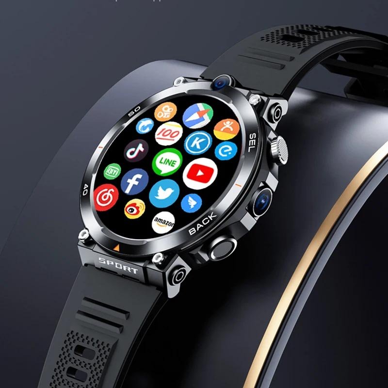 SmartWatch 4g Android RAM 8GB ROM 128GB 4G Smart Watch With Dual Camera GPS WIFI IP67 Waterproof Unlock Google Play APP Watch